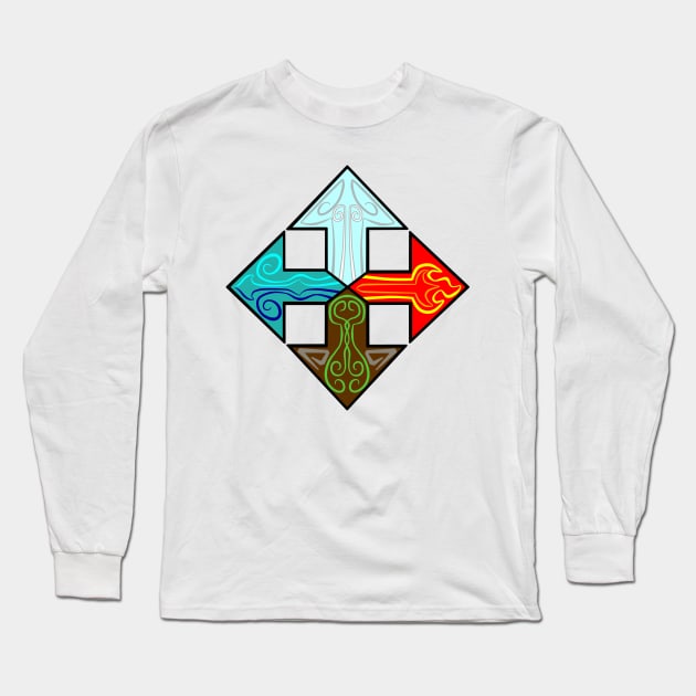 Born of the Elements Long Sleeve T-Shirt by CreeW